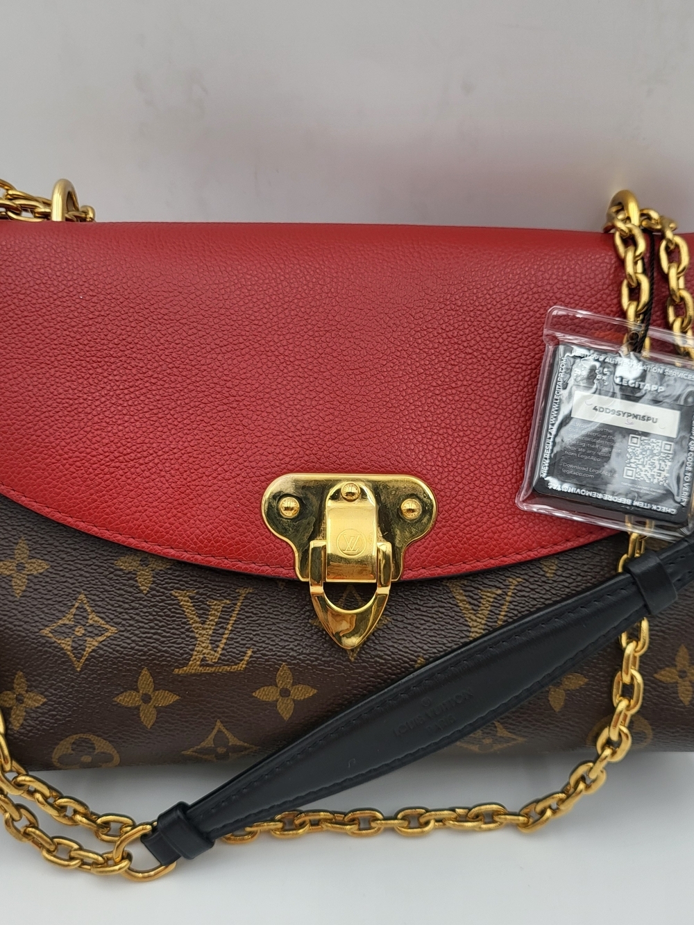 LOUIS VUITTON Monogram Saint Placide Cerise, Authentic w/COA